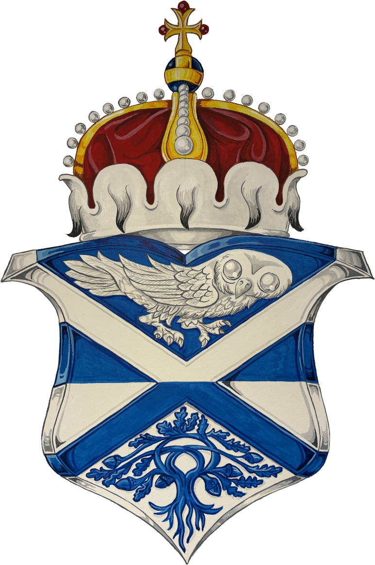 Coat of arms of Tavadi Kimon Andreou, painted by Björn Fridén